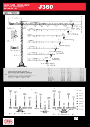 Żurawie wieżowe-WS-górnoobrotowy Jaso J360