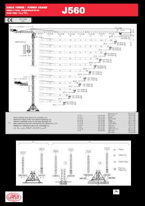 Żurawie wieżowe-WS-górnoobrotowy Jaso J560