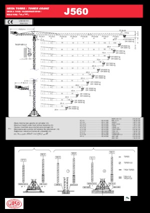 Żurawie wieżowe-WS-górnoobrotowy Jaso J560