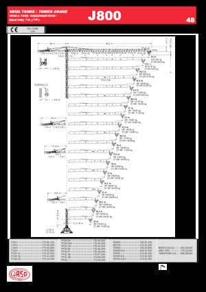 Żurawie wieżowe-WS-górnoobrotowy Jaso J800.48