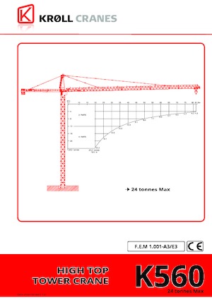Żurawie wieżowe-WS-górnoobrotowy Kroll K-560