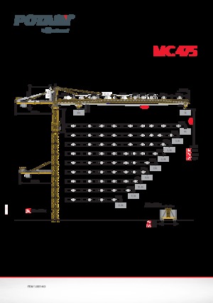 Żurawie wieżowe-WS-górnoobrotowy Potain MC 475