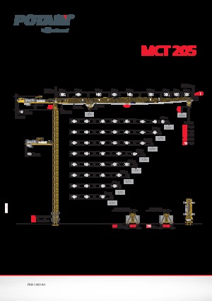 Żurawie wieżowe-WS-górnoobrotowy Potain MCT 205