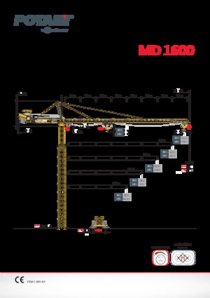 Żurawie wieżowe-WS-górnoobrotowy Potain MD 1600