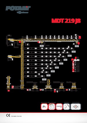 Żurawie wieżowe-WS-górnoobrotowy Potain MDT 219 J8