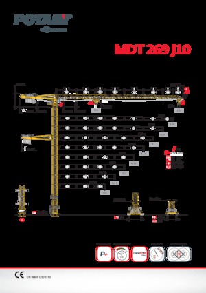 Żurawie wieżowe-WS-górnoobrotowy Potain MDT 269 J10