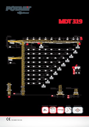 Żurawie wieżowe-WS-górnoobrotowy Potain MDT 319