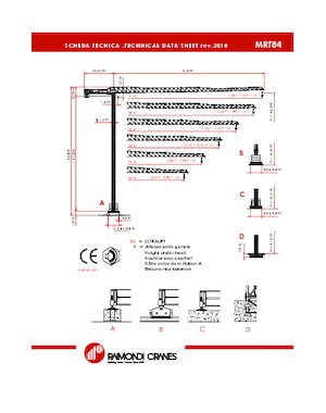 Żurawie wieżowe-WS-górnoobrotowy Raimondi MRT 84