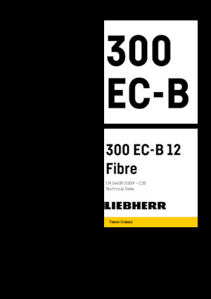 Żurawie wieżowe-WS-górnoobrotowy Liebherr 300 EC-B 12 Fibre