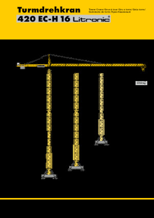Żurawie wieżowe-WS-górnoobrotowy Liebherr 420 EC-H 16
