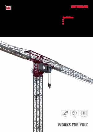 Żurawie wieżowe-WS-górnoobrotowy TEREX CRANES CTT 721B-40