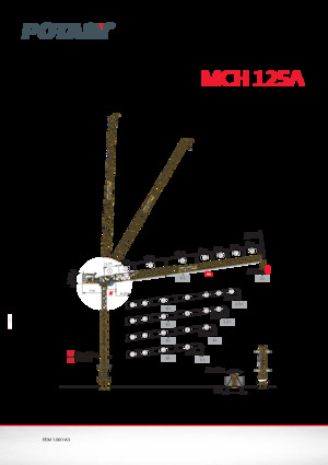 Żurawie wieżowe-WS-górnoobrotowy Potain MCH 125 A