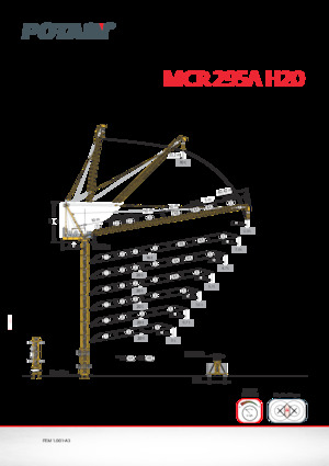 Żurawie wieżowe-WS-górnoobrotowy Potain MCR 295 A H20