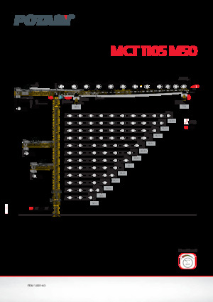 Żurawie wieżowe-WS-górnoobrotowy Potain MCT 1105 M50