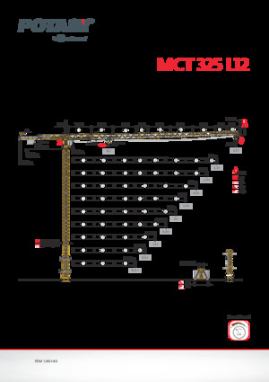 Żurawie wieżowe-WS-górnoobrotowy Potain MCT 325 L12