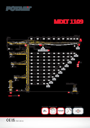 Żurawie wieżowe-WS-górnoobrotowy Potain MDLT 1109
