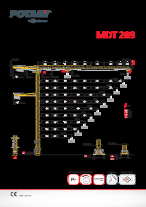 Żurawie wieżowe-WS-górnoobrotowy Potain MDT 289
