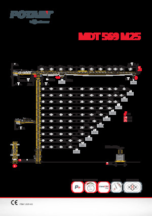 Żurawie wieżowe-WS-górnoobrotowy Potain MDT 569 M25