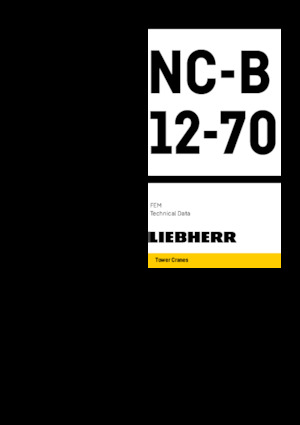 Żurawie wieżowe-WS-górnoobrotowy Liebherr NC-B 12-70
