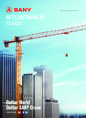 Żurawie wieżowe-WS-górnoobrotowy Sany SFT125