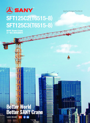 Żurawie wieżowe-WS-górnoobrotowy Sany SFT125C2 