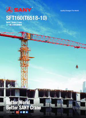 Żurawie wieżowe-WS-górnoobrotowy Sany SFT160