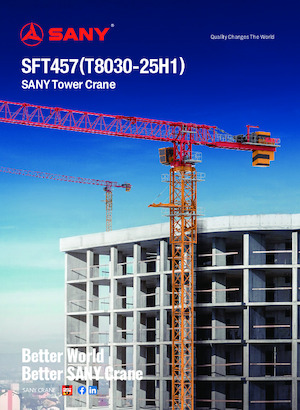 Żurawie wieżowe-WS-górnoobrotowy Sany SFT457