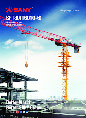 Żurawie wieżowe-WS-górnoobrotowy Sany SFT80