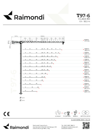 Żurawie wieżowe-WS-górnoobrotowy Raimondi T97