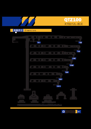 Żurawie wieżowe-WS-górnoobrotowy XCMG XT6012L-8-CE