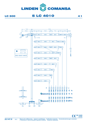 Żurawie wieżowe-WS-górnoobrotowy Comansa 5LC4010