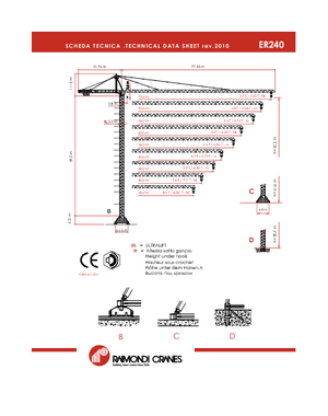 Żurawie wieżowe-WS-górnoobrotowy Raimondi ER 240-B