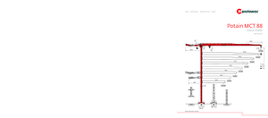Żurawie wieżowe-WS-górnoobrotowy Potain MCT 88-5 t
