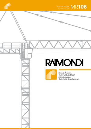 Żurawie wieżowe-WS-górnoobrotowy Raimondi MR 108
