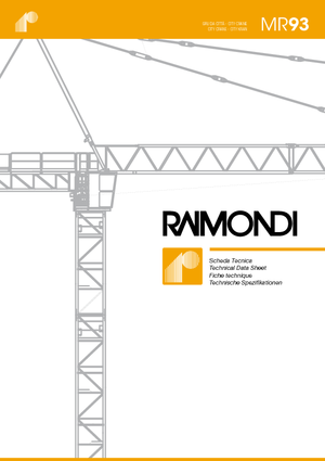 Żurawie wieżowe-WS-górnoobrotowy Raimondi MR 93-B