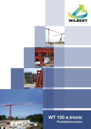 Żurawie wieżowe-WS-górnoobrotowy Wilbert WT 150 e.tronic