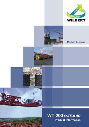 Żurawie wieżowe-WS-górnoobrotowy Wilbert WT 200 e.tronic