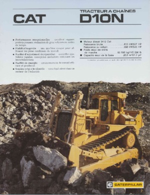 Buldożery Caterpillar D 10 N