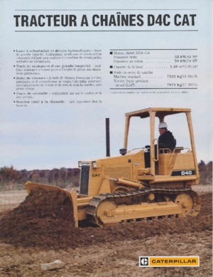 Buldożery Caterpillar D 4 C