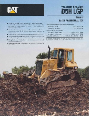Buldożery Caterpillar D 5 H II LGP
