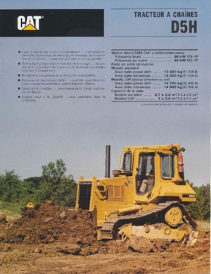 Buldożery Caterpillar D 5 H LPP