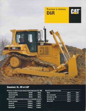 Buldożery Caterpillar D 6 R LGP