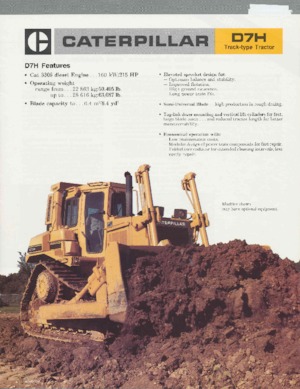 Buldożery Caterpillar D 7 H DPS