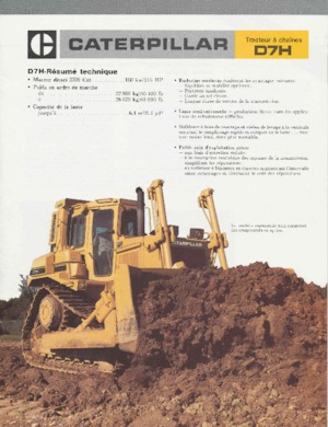 Buldożery Caterpillar D 7 H DPS