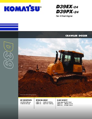 Buldożery Komatsu D39EX-24
