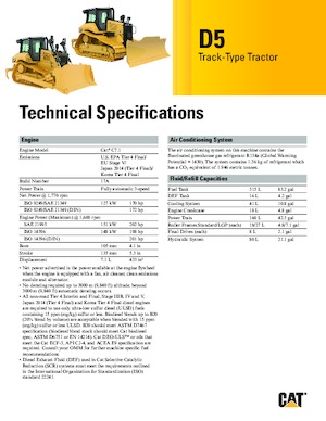 Buldożery Caterpillar D5 LPG VPAT