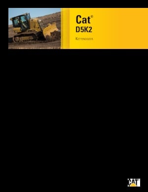 Buldożery Caterpillar D5K2 XL