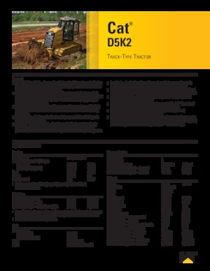 Buldożery Caterpillar D5K2 XL