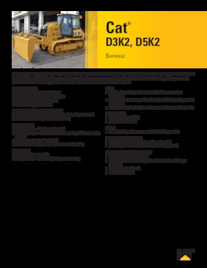 Buldożery Caterpillar D5K2 XL SHIPHOLD/PORT HANDLING
