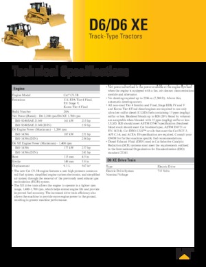 Buldożery Caterpillar D6